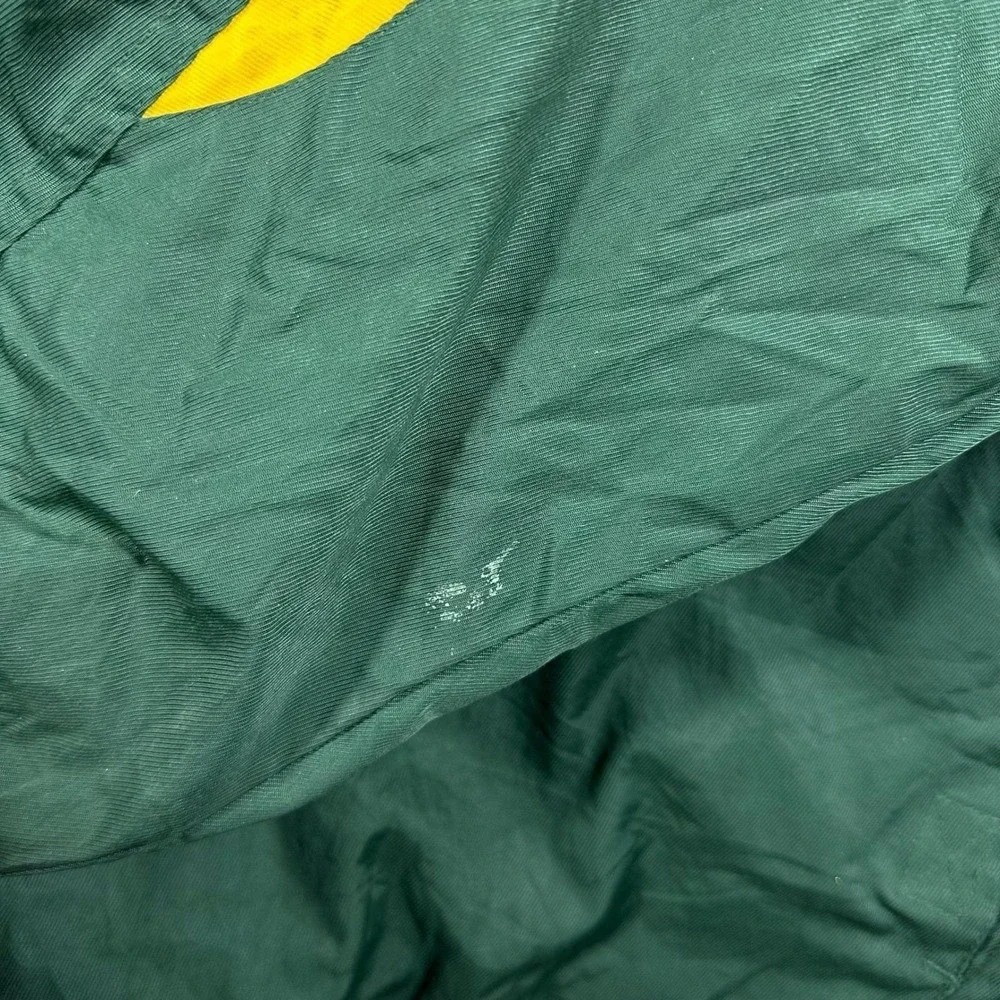 Vintage 90s Reebok Green Bay‎ Packers Windbreaker Jacket Men's XL On Field